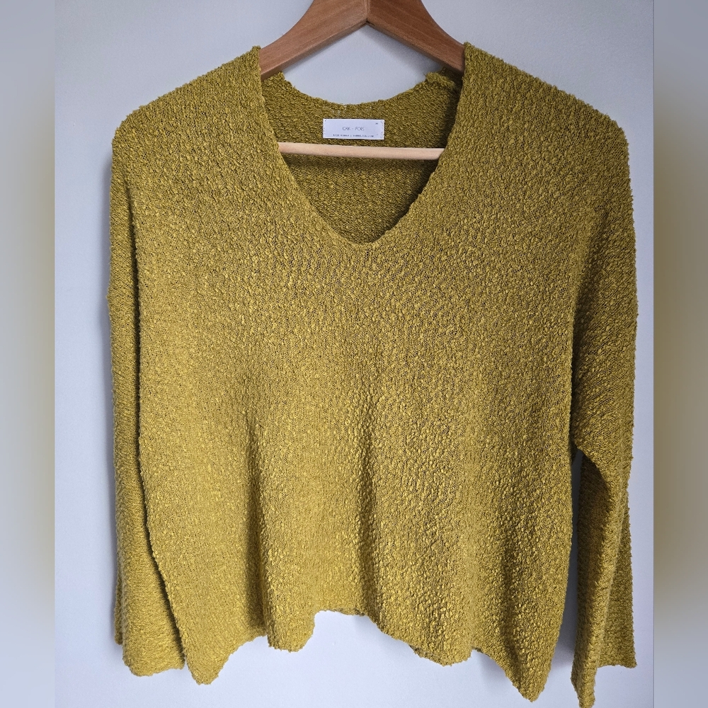 OAK + FORT Cozy Loose Knit Sweater